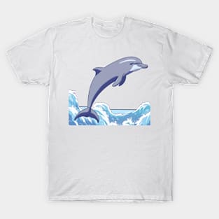 Animal - Dolphin and Water T-Shirt